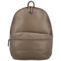 Dámský kožený batoh taupe - Delami Vera Pelle Archie