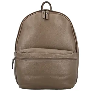 Dámský kožený batoh taupe - Delami Vera Pelle Archie