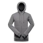 Pánská mikina s kapucí alpine pro lel tmavě šedá 4xl