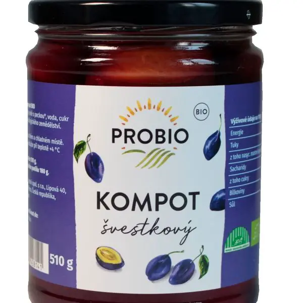 PROBIO Kompot švestkový BIO 510 g