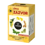 Leros Čajový dýchánek Lípa&Zázvor 20x2 g