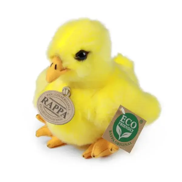 Plyšové kuře stojící 14 cm ECO-FRIENDLY