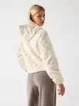 Guess jacquard sherpa full-zip hoodi l