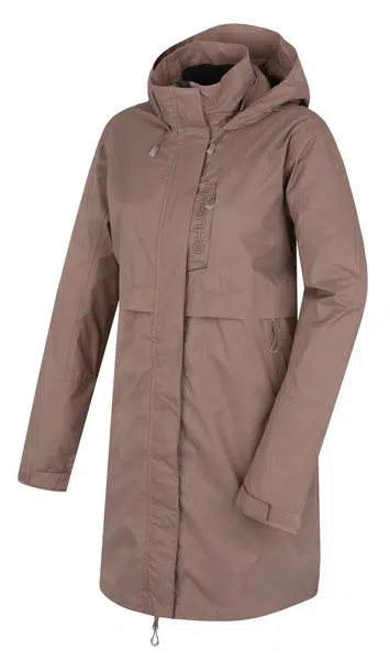 Husky Nestia L M, beige Dámský hardshell kabát