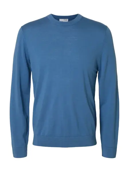 SELECTED Sveter 'SLHTray'  námornícka modrá