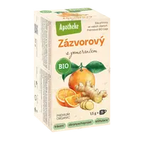 APOTHEKE BIO čaj Zázvorový s pomerančem 20 x 1.5 g