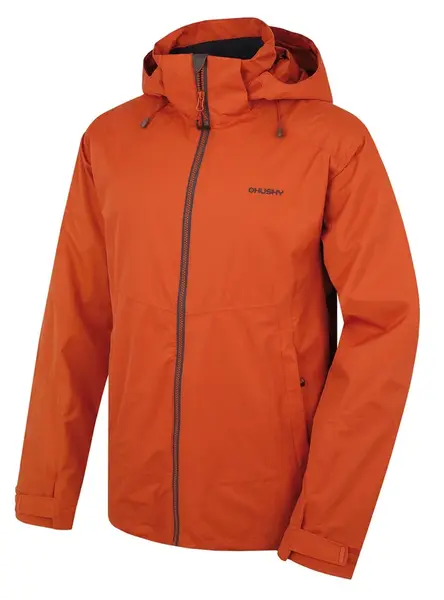 Husky Nelory M XXL, cihlová Pánská hardshell bunda