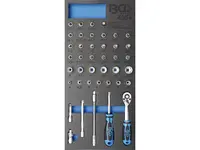 BGS Technic BGS 4054 Gola sada 1/4" - 4 ÷ 14 mm Super Lock (41 dílů)