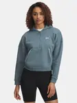 Dámská mikina Under Armour Rival Flc Piped HZ Hoodie-BLU - Dámské
