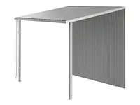 Postranní střecha k domku EUROPA 4, 5, stříbrná metalíza BH42029