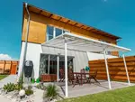 Hliníková pergola Terrassendach original 4,26 x 4,06 m - bílá GU4293115