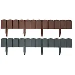 Zahradní palisáda PA80 (sada 5 ks) Stella Green hnědá