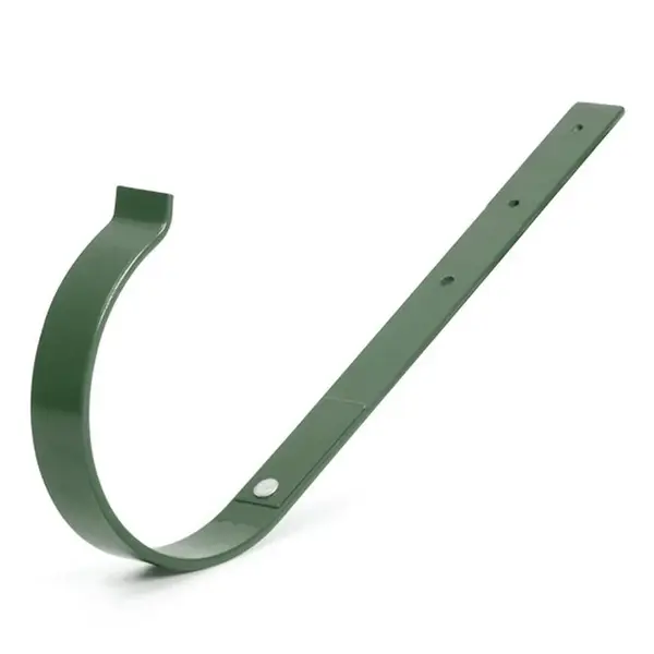 Žlabový hák rovný 75 mm Bryza zelená