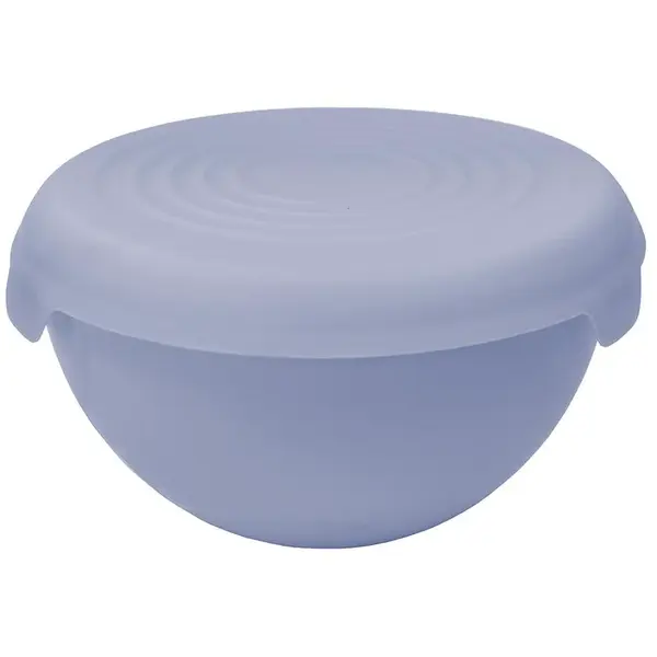 Miska 1.5 l s víkem modrá pastelová