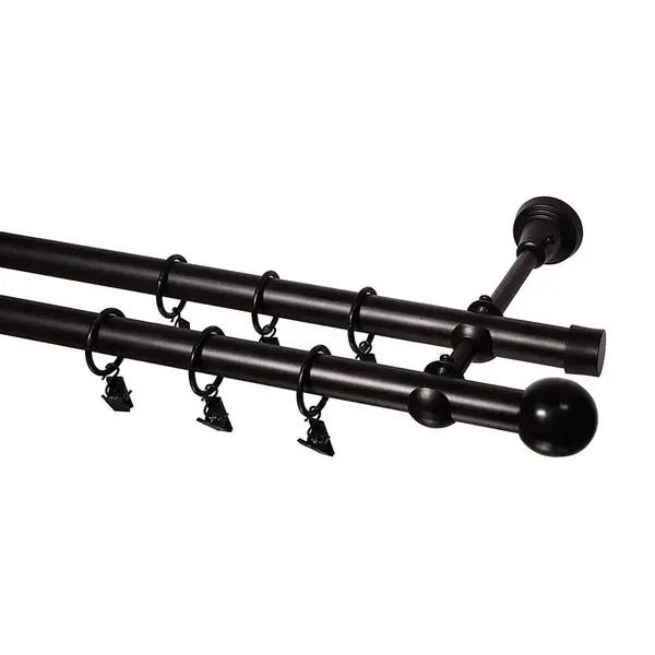 Garnýž II fi 19 černá 150cm koule kolečka s žabkou