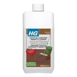 HG čistič s leskem pro parketové podlahy 1l