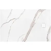 Sprchová vanička obdélníková Magnum Carrara White 80x100x2,5 Rea K7004