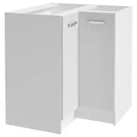 Kuchyňská rohová skříňka Arosa B90 2D0S bílá