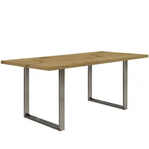 Stůl Tarazjus 180 cm TBLT443-D78-941 dub artisan/ocel