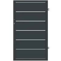 PLOTOVÁ BRANKA NOVARA PRAVÁ 90x150 ZN RAL7024 MAT