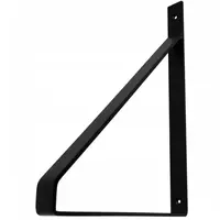 Konzola pod polici Gino 30x22 cm černá matná