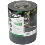 Plotová páska 19 cm x 35 m šedý TOB4501935GYL