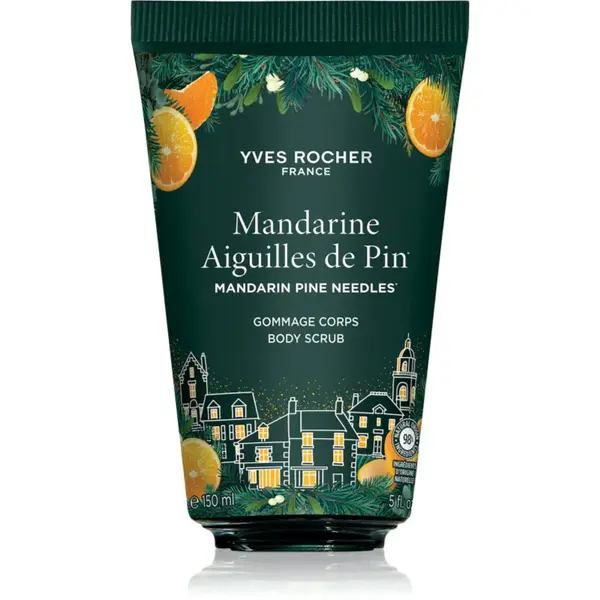 Yves Rocher Mandarin Pine Needles tělový peeling 150 ml