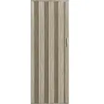 Shrnovací dveře Accordion dub stříbrný 820mm