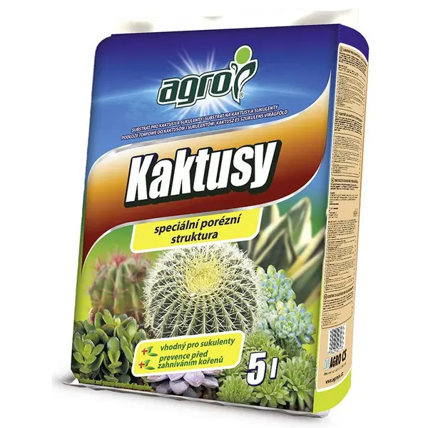AGRO substrát kaktusy 5 l