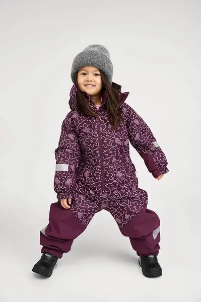 Dětský overal Reima Kurikka fialová barva, 5100131B