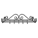 Stěnny věšák černá AWW-753/C