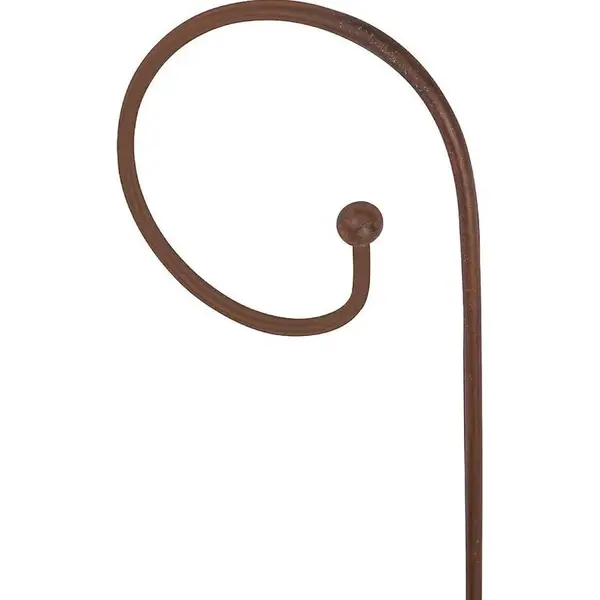 Spirála k rostlinám s koulí patina 15 mm, 120 cm, 0733