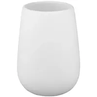 Kelímek na zubní kartáčky MEGAN, keramický, bílý CST-1794 41