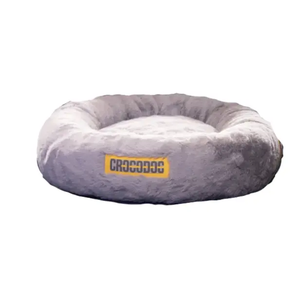 CROCODOG pelíšek pro psy a kočky - ortopedický - LIGHT GREY