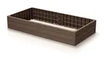 Vyvýšený záhon BASE WOODY, hnědá 149 x 75 x 25 cm