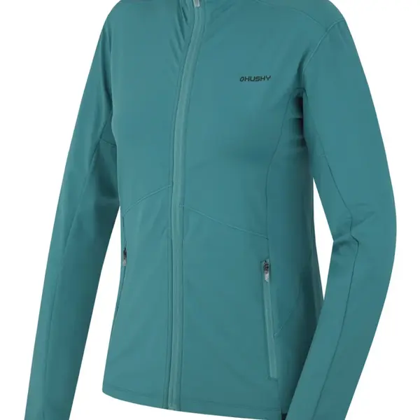 Husky Tarp zip L XXL, fd. turquoise Dámská mikina na zip