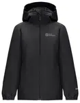 Jack Wolfskin Flaze K 116, black Dětská bunda na zip