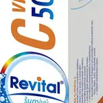 Revital Vitamin C 500 mg pomeranč 20 šumivých tablet