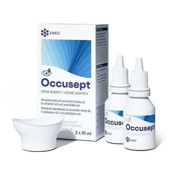 ENEO Occusept oční kapky s vaničkou 2x20 ml
