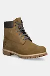 Nubukové turistické boty Timberland Premium 6 Inch Lace Up Waterproof
