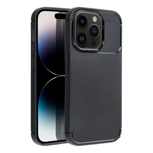 Zadní kryt Case CARBON PREMIUM pro Apple iPhone 16 Pro, černá