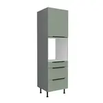 Vysoká skříňka pro vestavnou troubu Aria ANT 60 DPS-210 3S 1F - Premium Box Barva korpusu: Antracit, Barva dvířek: SA - Aquamarine AFM