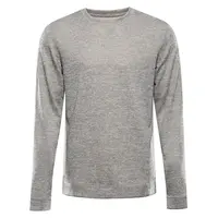 Pánské triko s dlouhým rukávem alpine pro brek světle šedá l