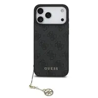 Zadní kryt Guess 4G Charm pro Apple iPhone 17 Pro Max, tone on tone grey