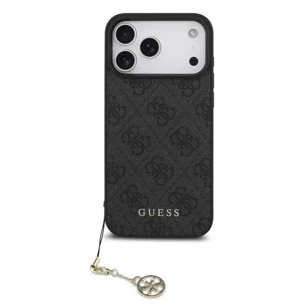 Zadní kryt Guess 4G Charm pro Apple iPhone 17 Pro Max, tone on tone grey