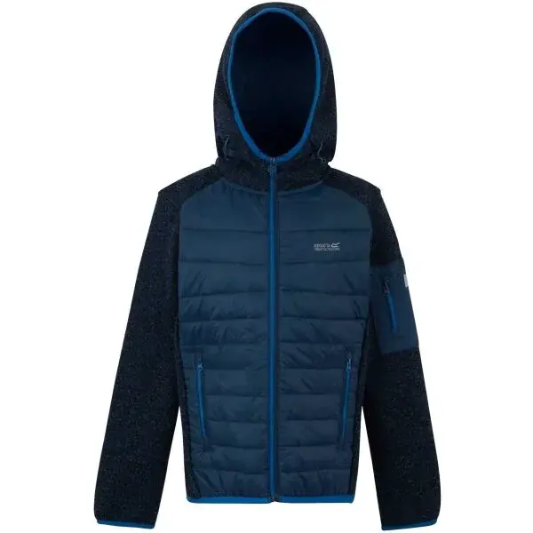 REGATTA OUTDOORS NEWHILL HYBRID JR Dětská bunda, tmavě modrá, velikost 5-6Y