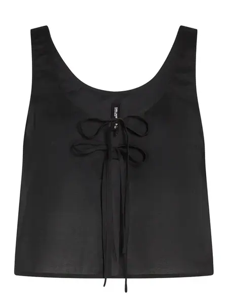 Karl Lagerfeld Top  čierna