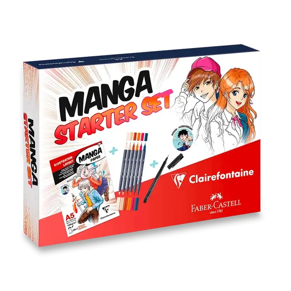 Kreativní sada Clairefontaine Manga Starter Set