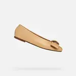 Light brown women's ballet flats Geox Ballystar - Women's