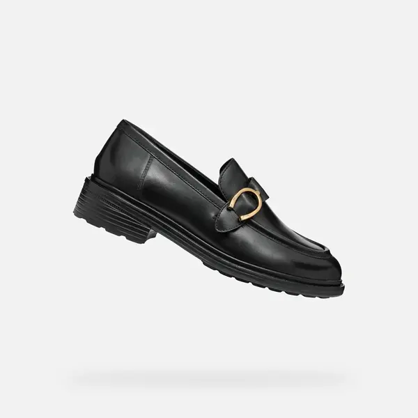 Black women's moccasins Geox Walk Pleasure - Women's